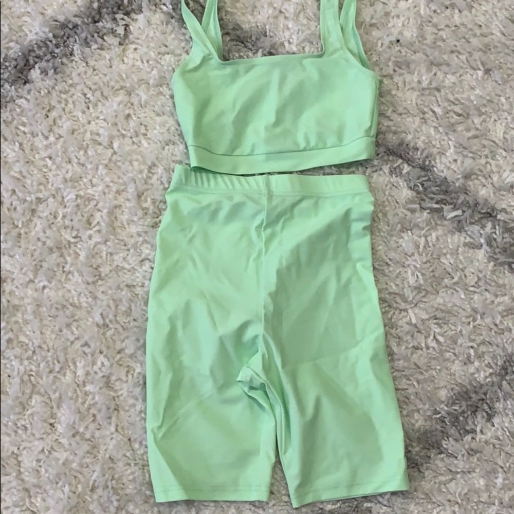 Lime green ASOS set like new